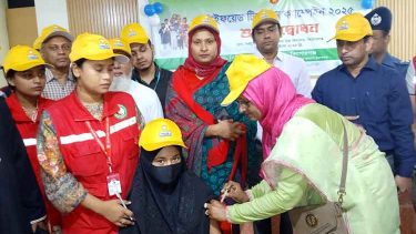 কিশোরগঞ্জে টাইফয়েড টিকাদান ক্যাম্পেইন উদ্বোধন